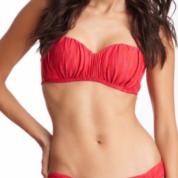 NEW L Space‎ Copa Cabana Ariel Bandeau Bikini Top [SZ Large ] - Picture 5 of 6